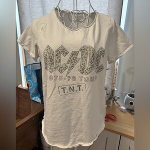 AC/DC Cotton Top Size Large